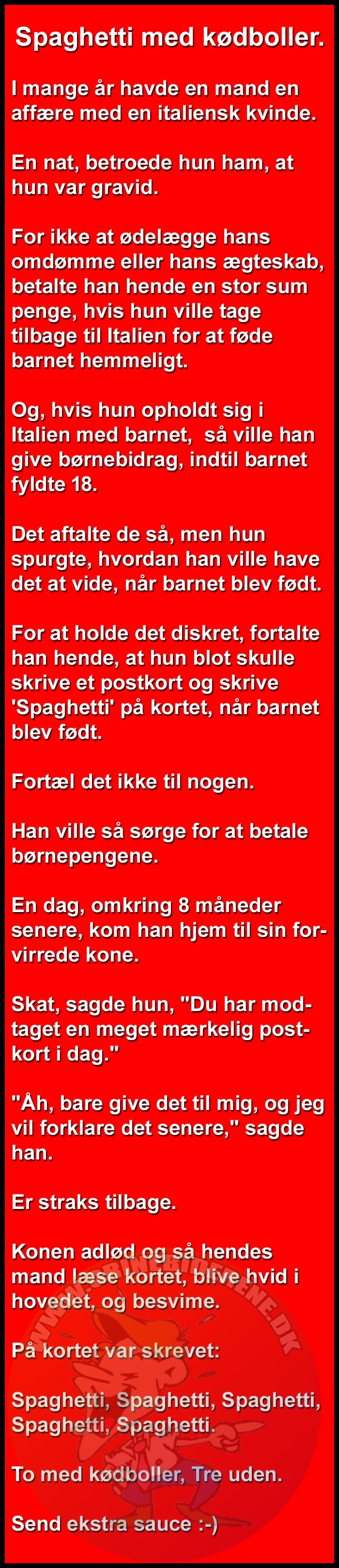 Spaghetti med kødboller